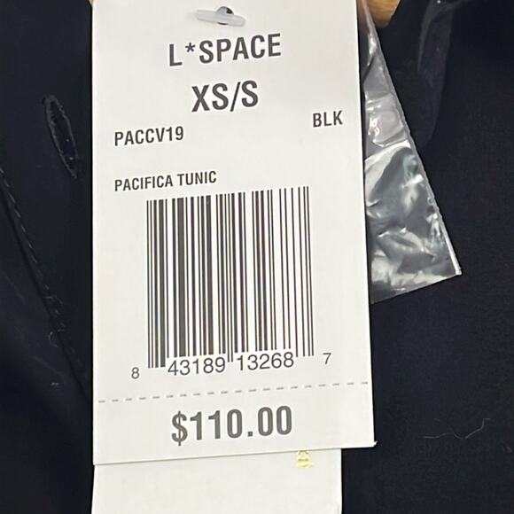 NWT L*Space Pacifica Tunic Women's S Black‎ Button Down - Picture 10 of 13